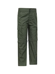 Mountain Warehouse Green Kids Active Convertible Trousers - Image 2 of 5