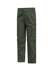 Mountain Warehouse Green Kids Active Convertible Trousers - Image 4 of 5