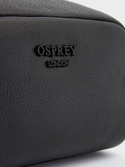 Neceser negro de cuero The Onyx pequeño de OSPREY LONDON - Imagen 4 de 4