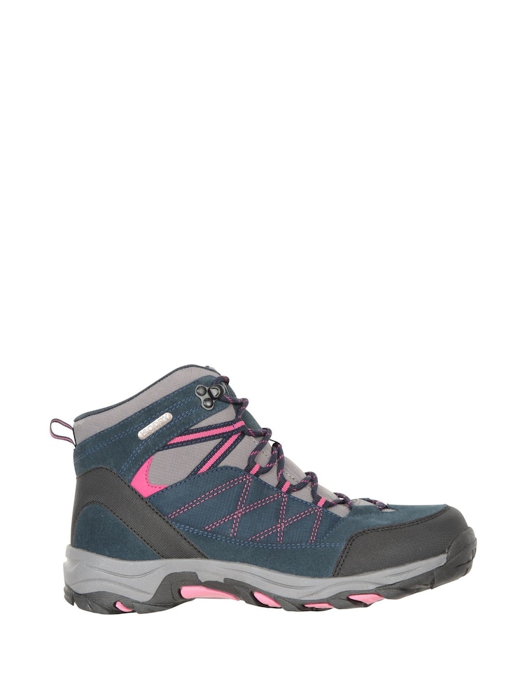Mountain Warehouse Blue Rapid Womens Waterproof Hiking Boots - Image 1 of 5