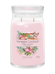 Yankee Candle Pink Large Signature Desert Blooms Jar Candle - Image 5 of 5