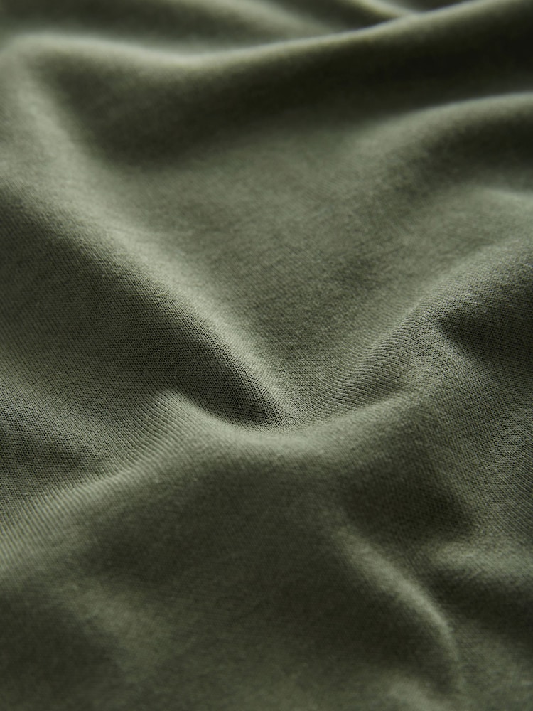 Khaki Green Relaxed Fit Heavyweight T-Shirt (3-16yrs) - Image 4 of 4
