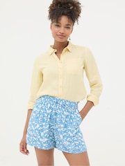 FatFace Olivia Yellow Linen Shirt - Image 2 of 6