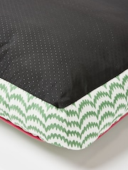 Oliver Bonas Green/White Wavy Pet Large Bed - Image 3 of 4