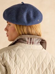 Joules Quinn Stone Showerproof Diamond Quilted Coat - Image 8 of 9