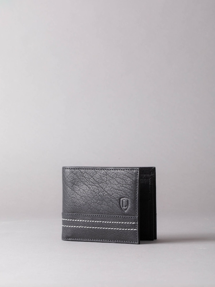 Lakeland Leather Black Mens Keswick Wallet - Image 2 of 6