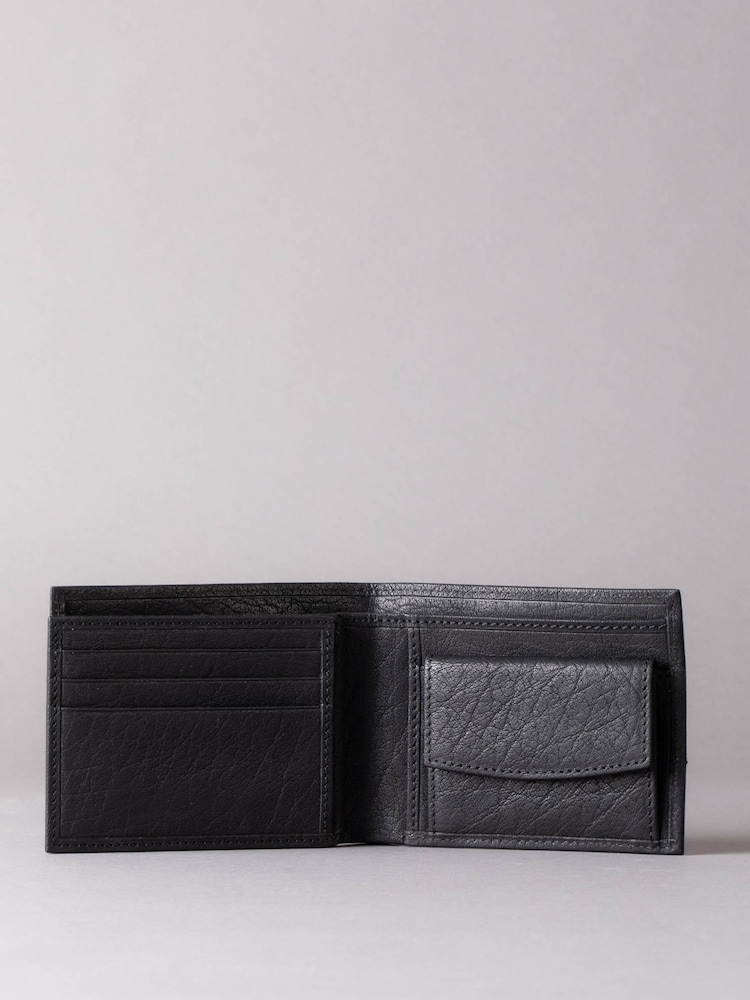 Zwart - Lakeland Leather Mens Keswick Wallet - Image 3 of 6