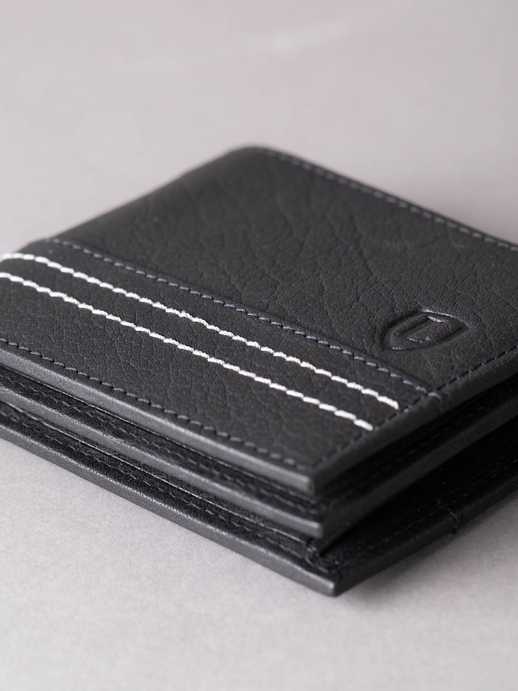 Zwart - Lakeland Leather Mens Keswick Wallet - Image 5 of 6