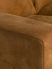 Barker and Stonehouse Brown Kansas Leather Loveseat - Image 4 of 7