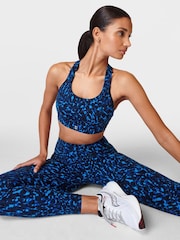 Blau/Animal-/Wirbel-Print - Sweaty Betty Power Workout-Leggings - Bild 2 von 9