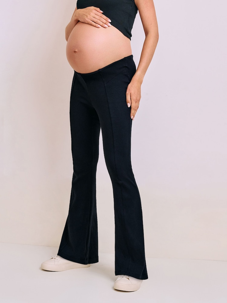 Buy Seraphine Black Flare Underbump Leggings 2 Pack from Next USA