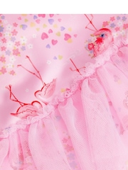 Monsoon Pink Baby Flamingo Swimsuit - Image 3 of 3