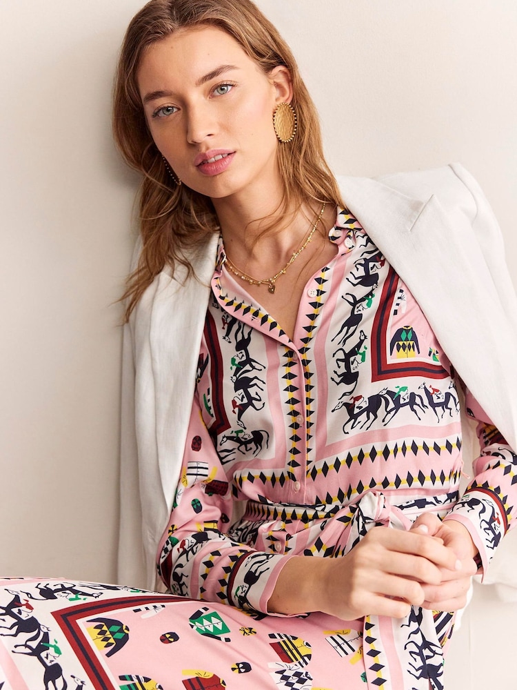 Boden Pink Claudia Maxi Shirt Dress - Image 5 of 5 Boden Pink Claudia Maxi Shirt Dress - Image 5 of 5
