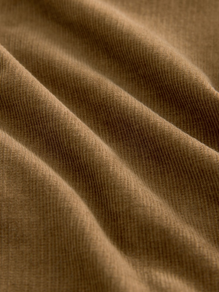 Mole Brown Premium Corduroy A-Line Skirt - Image 6 of 6