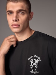 Black Artist Licence 100% Cotton T-Shirt - Image 2 of 7