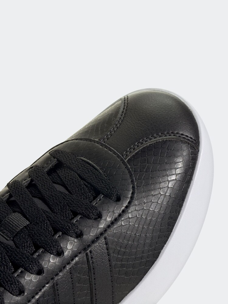 adidas Black/Dark VL Court 3.0 Trainers - Image 8 of 8