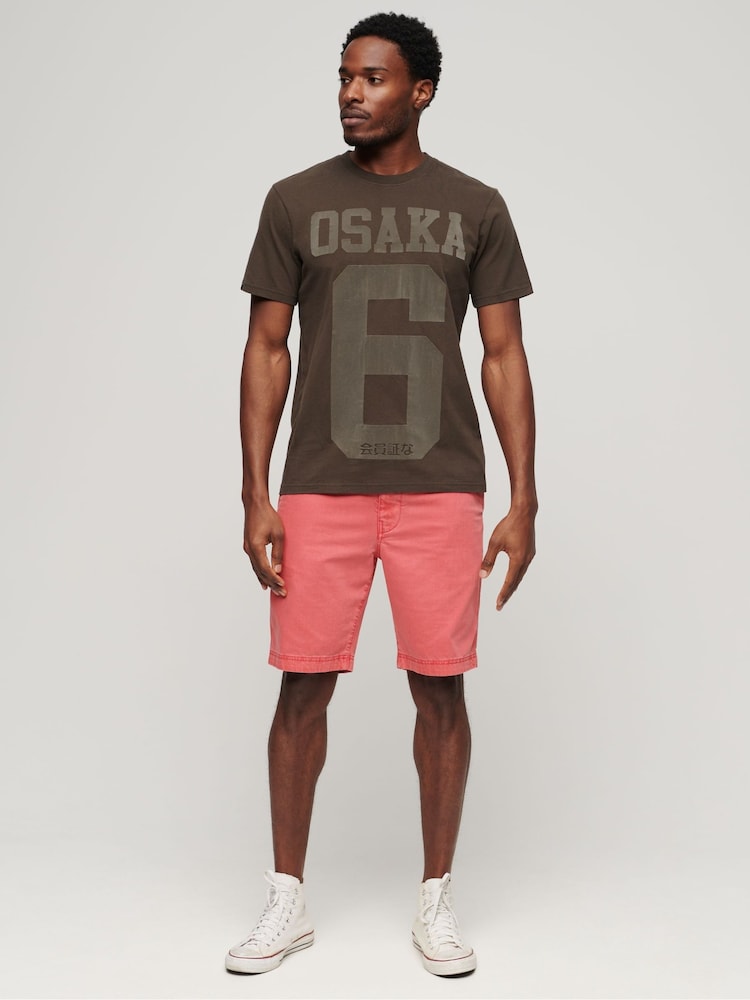 Superdry Pink Officer Chino Shorts - Image 4 of 4