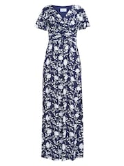 Gina Bacconi Blue Faye Jersey Maxi Dress - Image 5 of 5