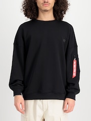 Alpha Industries Essentials Vintage 100% Cotton Sweater - Image 1 of 4