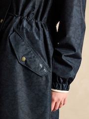 Joules Holkham Navy Blue Waterproof Packable Raincoat With Hood - Image 7 of 10