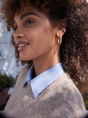 Gold Tone Tabitha Simmons Helen Sparkle Ear Cuffs - Image 3 of 3