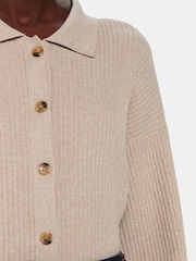 Whistles Cream Rib ovratnik pletena jopa - Slika 4 iz 5
