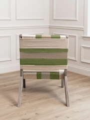 Voyage Maison Green Ballari Geometric Boho Chair - Image 4 of 4