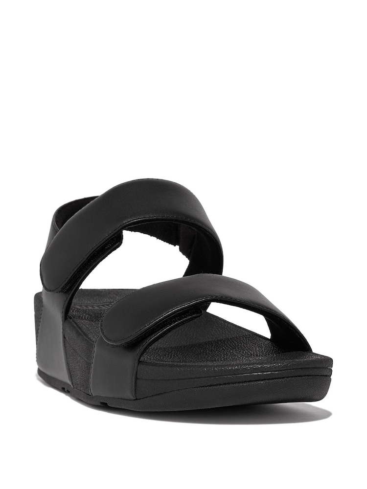 FitFlop Lulu Adjustable Leather Back Strap Sandals - Image 3 of 5