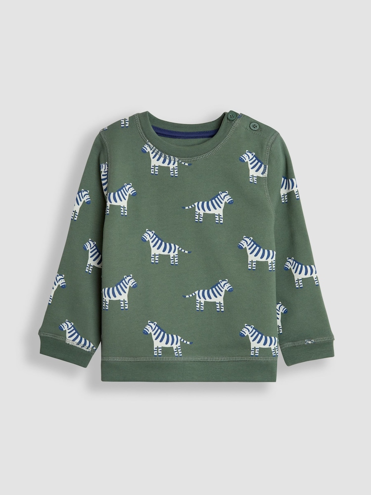 Jojo Maman Bébé – bedrucktes Sweatshirt - Bild 1 von 3
