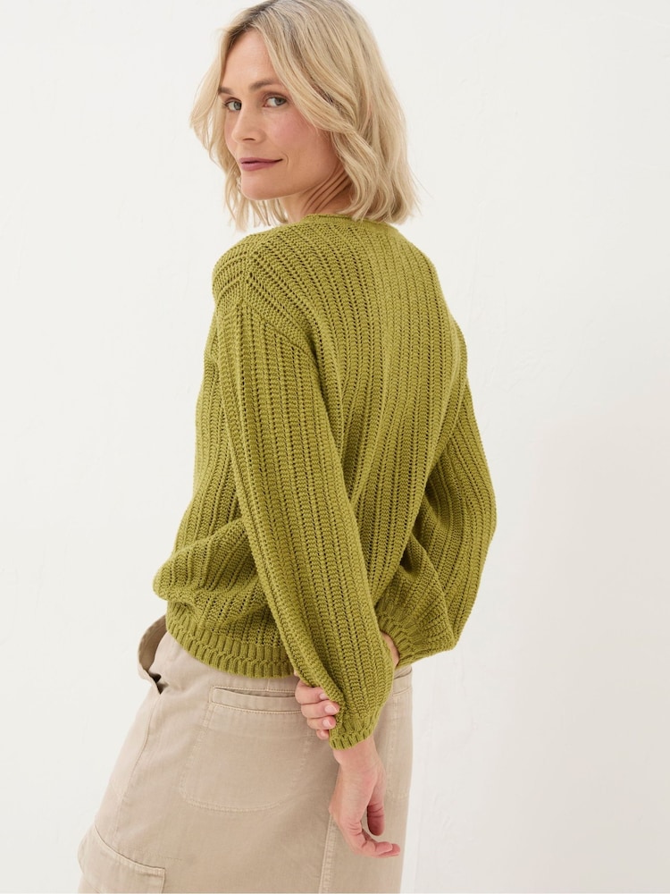 FatFace Anna Green Jumper - Image 2 of 5 FatFace Anna Green Jumper - Image 2 of 5