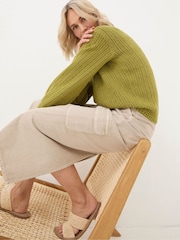 FatFace Anna Green Jumper - Image 3 of 5