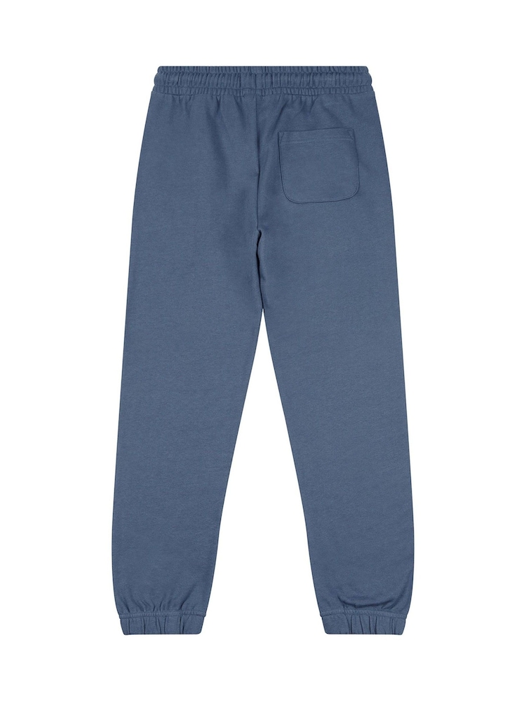 Jack Wills Blue Boys 100% Cotton Graphic Haydor Joggers - Image 2 of 3