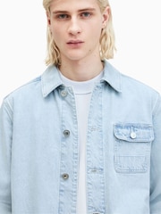AllSaints Blue Eavis Jacket - Image 2 of 7