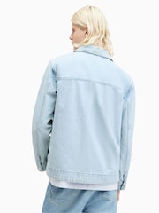 AllSaints Blue Eavis Jacket - Image 6 of 7