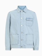 AllSaints Blue Eavis Jacket - Image 7 of 7