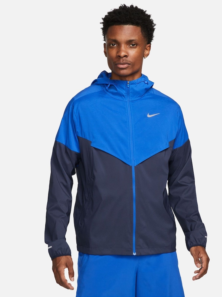 Nike Blue Light Windrunner Running Jacket - Image 1 of 10