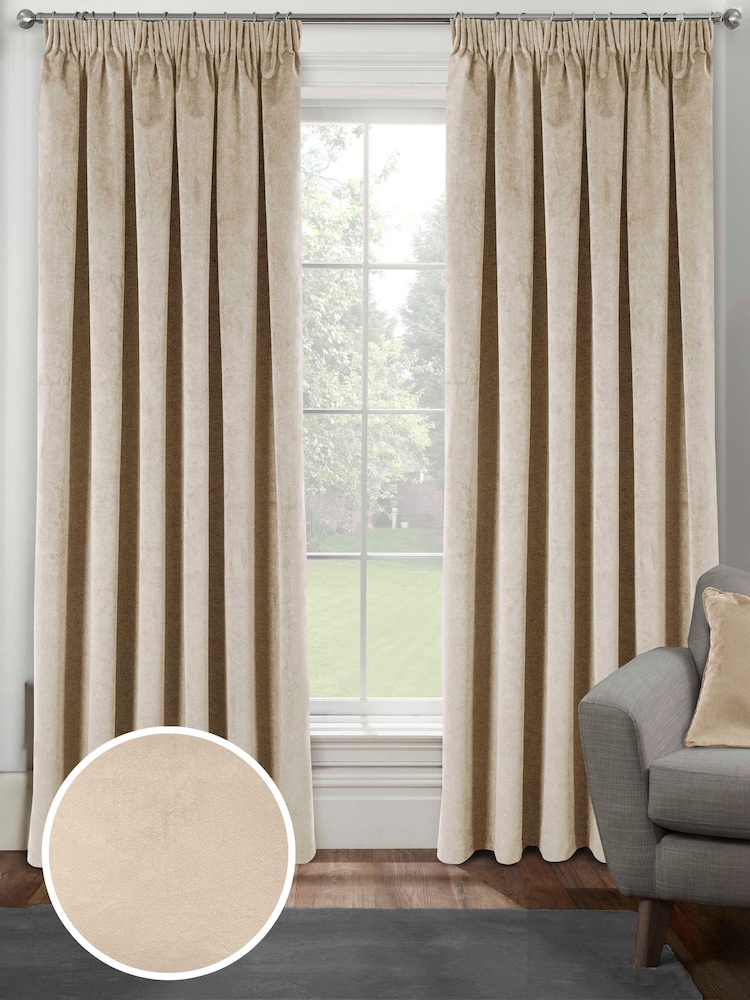 Enhanced Living Thermal Blackout Oxford Readymade Curtains - Imagem 1 de 4