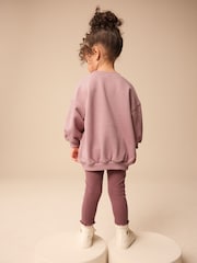 Brown Sweatshirt and Leggings Set (3mths-7yrs) - Image 3 of 7