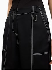 AllSaints Black Fran Trousers - Image 6 of 8