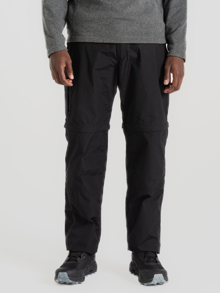 Craghoppers Kiwi Convertible Black Trousers - Image 1 of 8