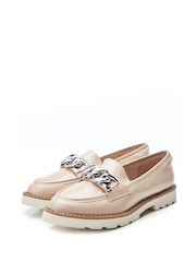 Moda In Pelle Evella Chunky Chain Trim Loafers - Image 1 of 4