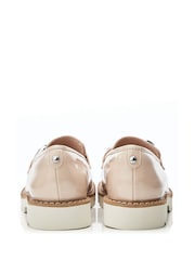 Moda In Pelle Evella Chunky Chain Trim Loafers - Image 3 of 4