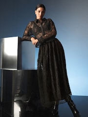 Black Lace Shirt - Image 4 of 6