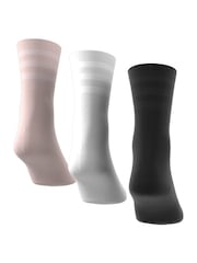 adidas Originals Black/White/Nude Collective Power Mid Cut Crew Length Socks 3 Pack - Image 2 of 9