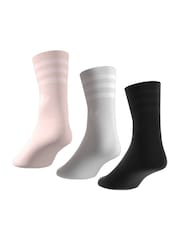 adidas Originals Black/White/Nude Collective Power Mid Cut Crew Length Socks 3 Pack - Image 6 of 9