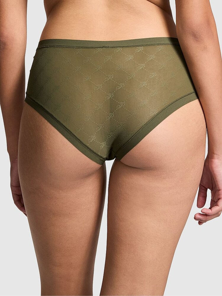 Victoria's Secret PINK Olive Green Cheeky No Show Knickers - Image 2 of 3