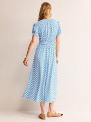 Boden Blue Rosanna Jersey Midi Tea Dress - Image 3 of 5