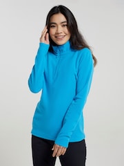 Женский флисовый топ с короткой молнией Mountain Warehouse Camber - Image 1 of 5