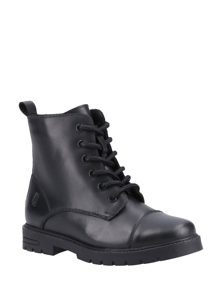 Cuero negro - Hush Puppies Senior Lauren School Shoes - Imagen 2 de 5 Cuero negro - Hush Puppies Senior Lauren School Shoes - Imagen 2 de 5