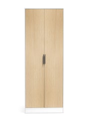 Julian Bowen White Alba Double Wardrobe - Image 1 of 4